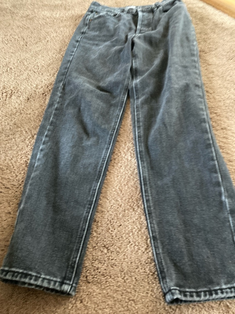 PacSun Women's Charcoal Straight Leg Jeans